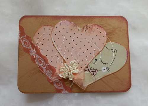 Vzkazová kartička Vintage love (341)