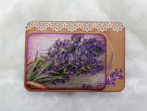 Vzkazová kartička Vintage levandule (347)