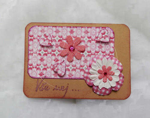 Vzkazová kartička Vintage love (353)