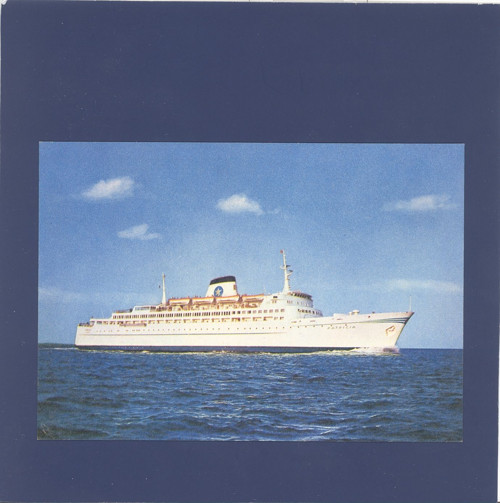 Loď Patricia - pohlednice