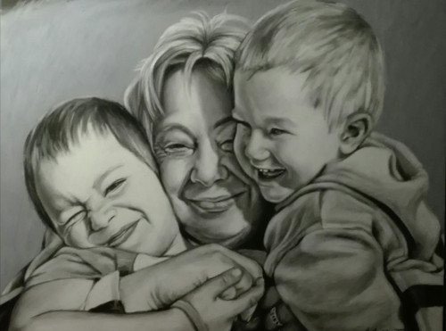Babička 40x 40 cm — foto 1