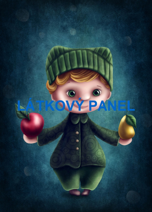 Bavlněný panel Váhy 11x15 cm - skladem