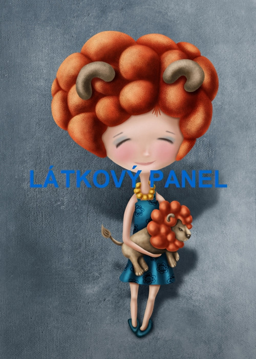 Bavlněný panel Lev 11x15 cm - skladem