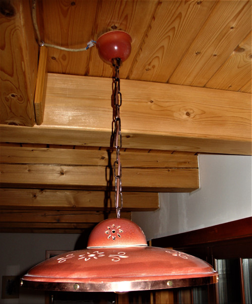 Visiaca lampa Medený opál