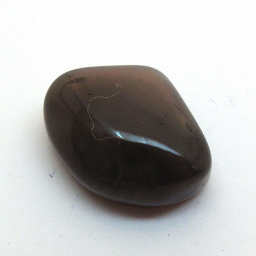 Kabošon šedý onyx nepravidelný 16mm