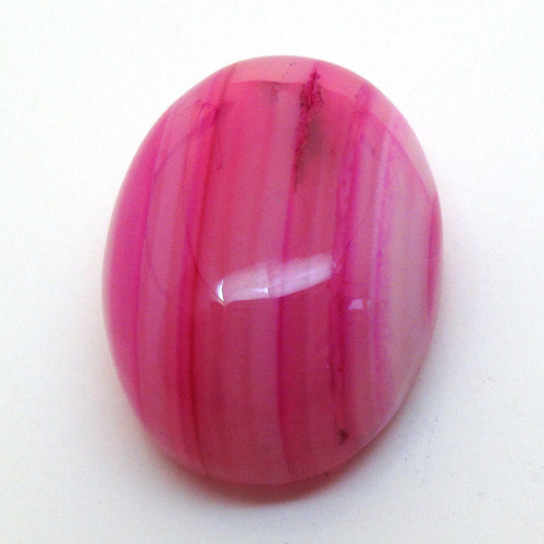Kabošon růžový onyx ovál 17mm