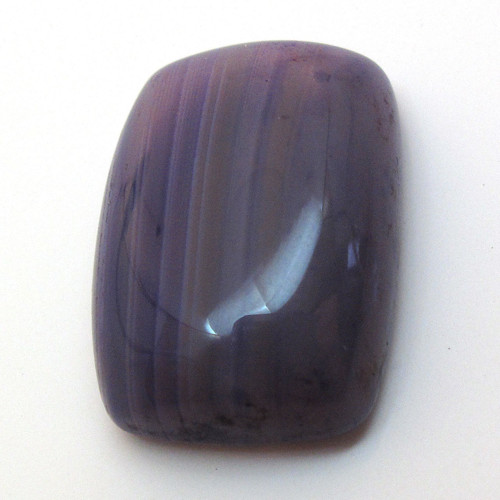 Kabošon fialový onyx obdélník 19mm