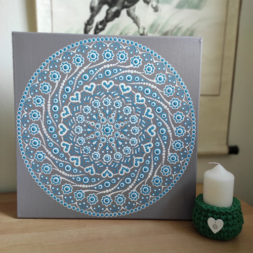 Tečkovaná mandala - Nordic — foto 1