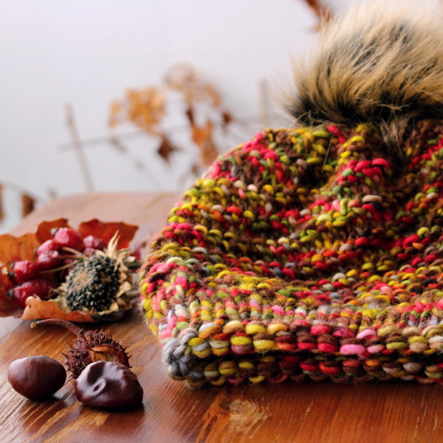 Čapule 100% merino se sw "Košík jablek" — foto 1