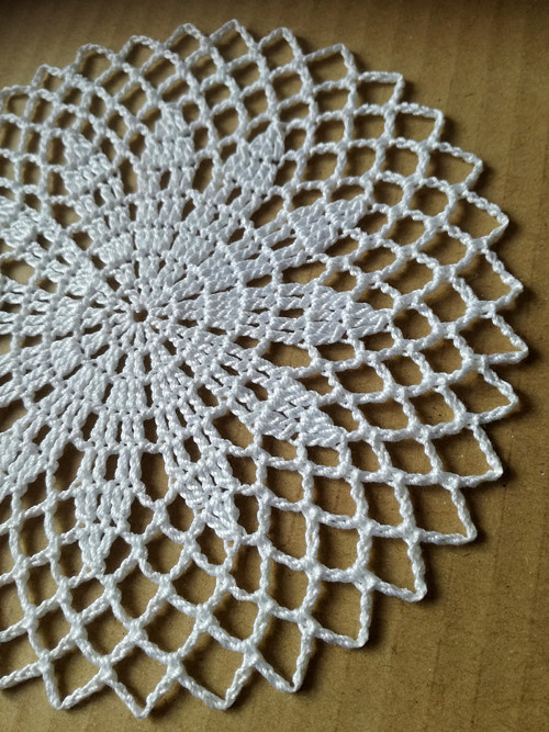 Krajka bílá - do kruhu 15 cm