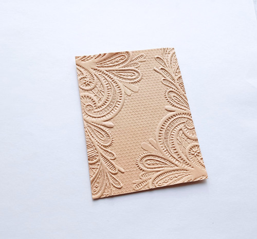 Embossovaná stránka - 3D craft hnědá