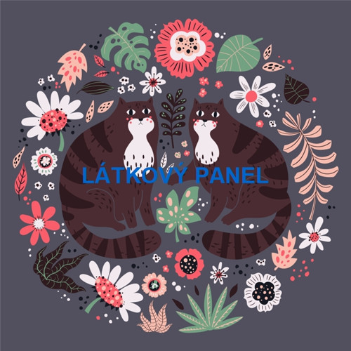 Bavlněný panel - varianty velikostí / 10 x 10cm