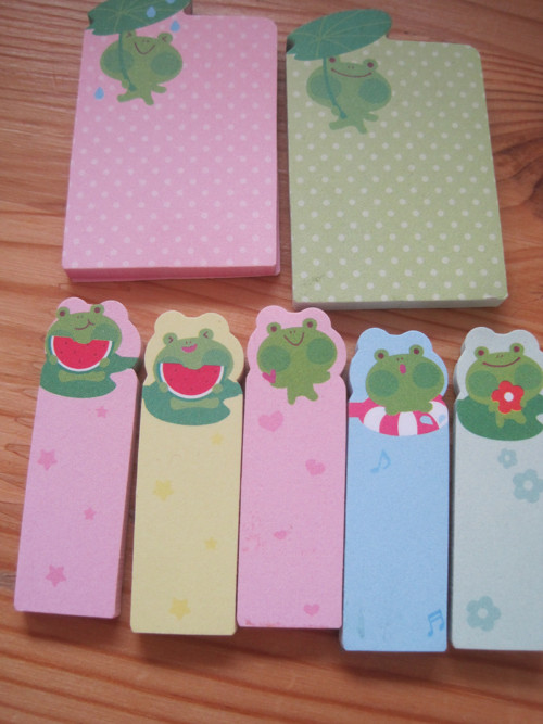 Veselé žabí post-it z Japonska — foto 1