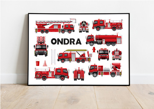 Plakát Hasiči pro Ondru