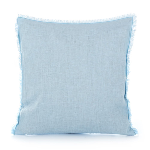 Povlak na polštář s třásněmi Light Blue 50x50