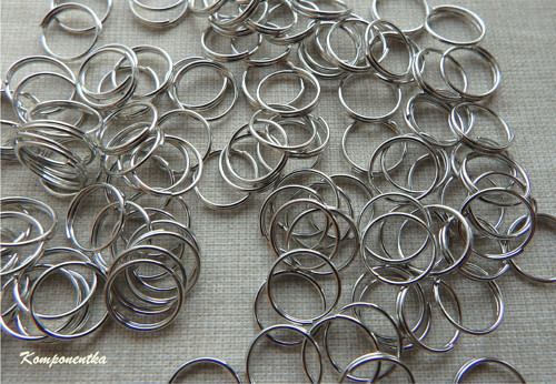 Dvojité spojovací kroužky 10mm 25kusů