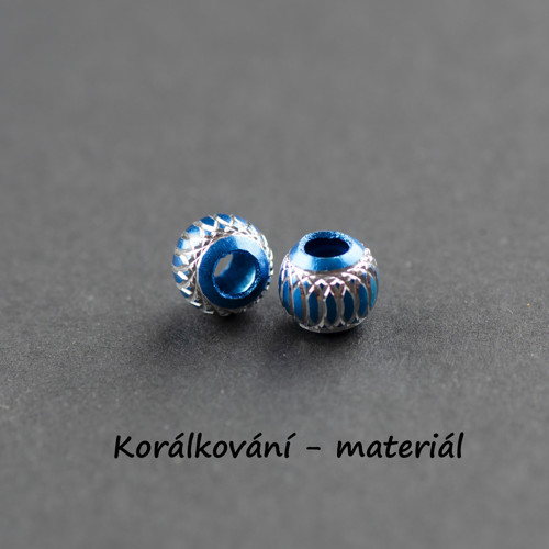 Korálek kovový 2ks — foto 1
