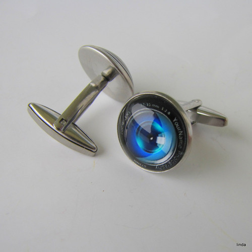 Manžetové knoflíky * objektiv * 16mm * 1pár /bal *
