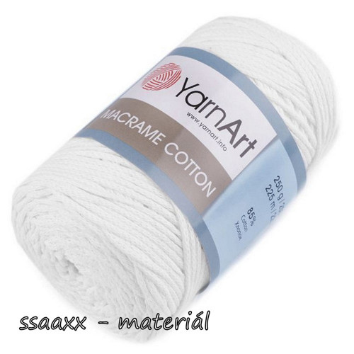 Příze Macrame Cotton ~ bílá 751