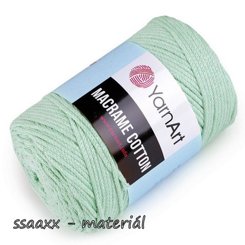 Příze Macrame Cotton ~ mintová 775