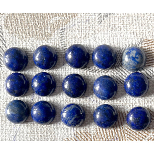 Lapis Lazuli kabošon kruh / 10mm