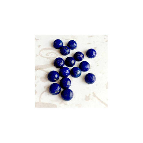 Lapis Lazuli kabošon kruh / 10mm