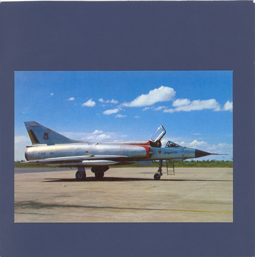Letadlo Mirage III - pohlednice