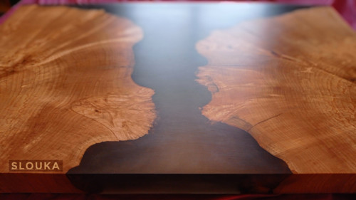 Obraz TOPOL sepia black epoxy — foto 1