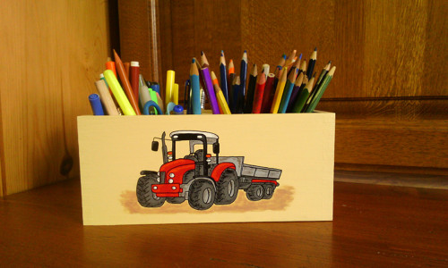 Dvojitý tužkovník - traktor — foto 1