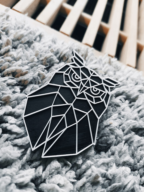 Brož sova geometrická — foto 1