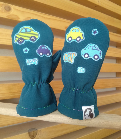 Softshellové rukavičky s kožíškem — foto 1