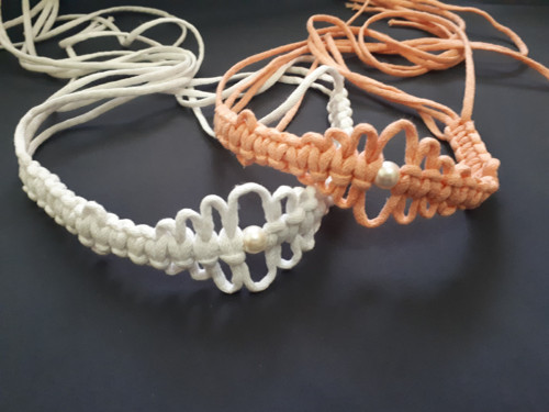 Macramé čelenka — foto 1