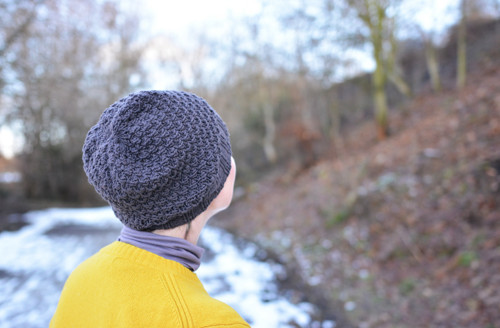 Hnědá čepice unisex (merino)