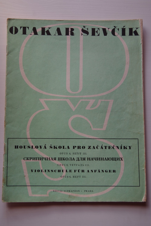 Otakar Ševčík - sešit III, opus 6