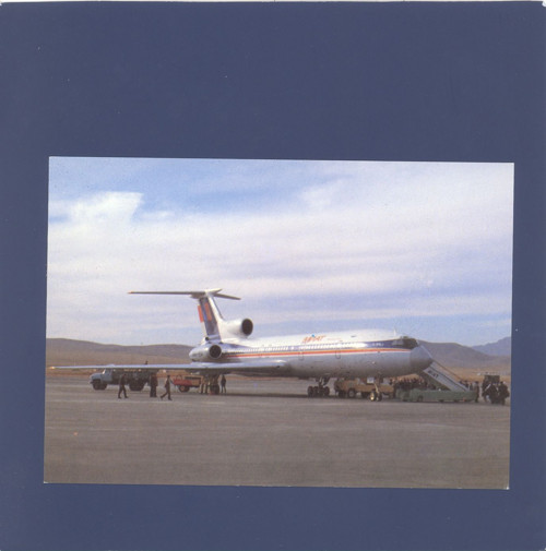 Mongolian Airlines TU154.B 2 - pohlednice