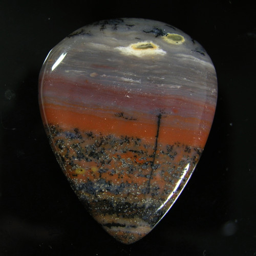 Jaspis, Madagaskar, 98,36 ct., 50,1x40,3x6,7 mm