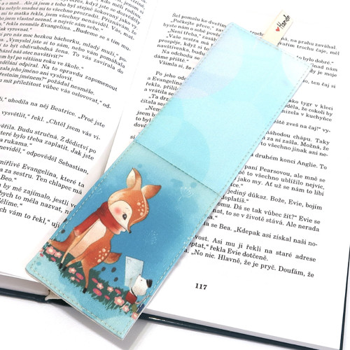 VESELÁ ZVÍŘÁTKA - textilní záložka do knihy