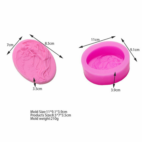 3D silikonová formička - andílek, rozměry 11 cm x