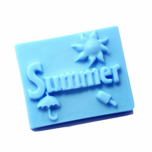 3D silikonová formička - Summer, rozměry 8,5 cm x