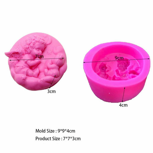 3D silikonová formička - andílek, rozměry 9 cm, 1