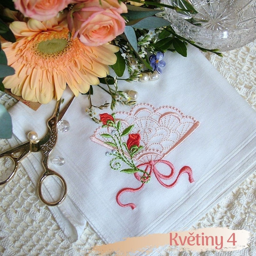 Vyšívací vzory Květiny 4 — foto 1
