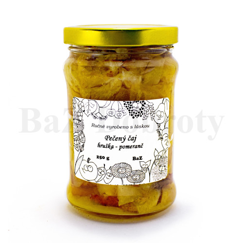 Pečený čaj hruška-pomeranč 250g