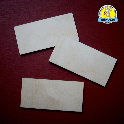 Obdélník 10,3 x 5 cm na další tvoření...KV0331 H