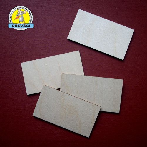 Obdélník 9,1 x 5 cm na další tvoření...KV0331 I