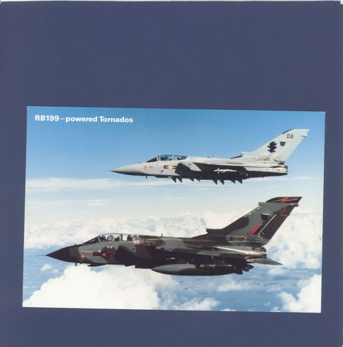 Rolls Royce - RB199 powered Tornados - pohlednice