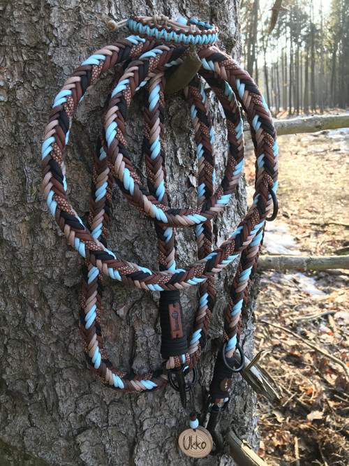 Handmade paracord vodítko na přání - 2 m