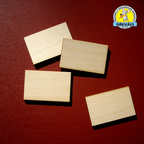 Obdélník 5,4 x 3,5 cm na další tvoření...KV0331 M