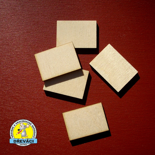 Obdélník 2,5 x 3,5 cm na další tvoření...KV0331 N