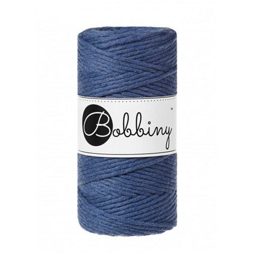 Bobbiny Macrame Regular 3mm - jeans - 4m