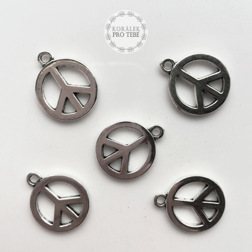 Přívěsek peace 1 ks